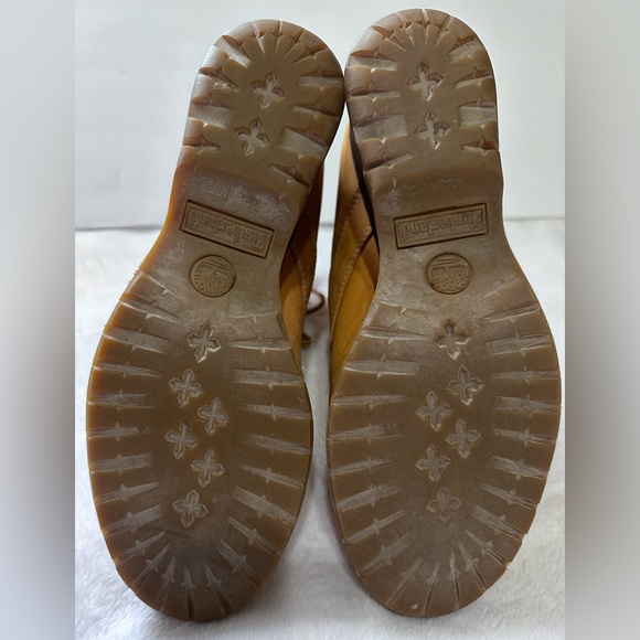 Timberland Women's Wedge Ankle Boots Nubuck Leather Wheat Waterproof 6 1/2 - Picture 13 of 16